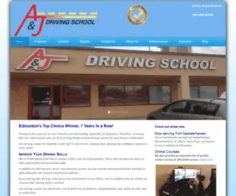 AJ-Drivingschool.com(A&J Driving School) Screenshot