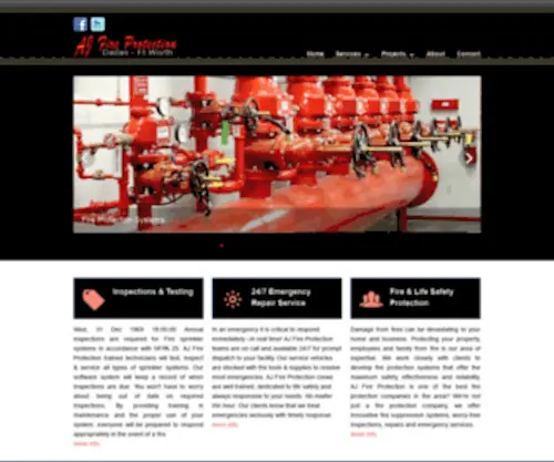 AJ-Fireprotection.com(AJ Fireprotection) Screenshot