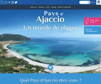 Ajaccio-Tourisme.com(Office de tourisme Ajaccio) Screenshot