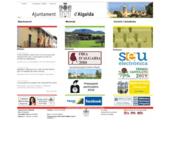 Ajalgaida.net(Ajuntament d'Algaida) Screenshot