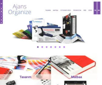 Ajansorganize.com(Profesyonel Web Tasarımları ve Kreatif Reklam Tasarımları) Screenshot