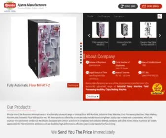 Ajantaflourmill.in(Ajanta Manufacturers) Screenshot