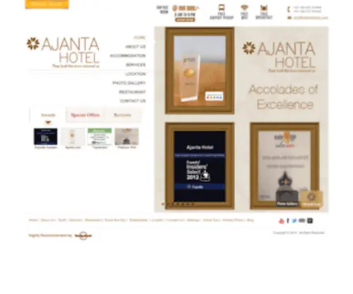 Ajantahotel.com(Budget Hotels in Delhi) Screenshot