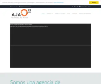 Ajapublicidad.es(AJA Publicidad. Agencia de Marketing Estratégico) Screenshot