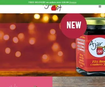 Ajar-OF.co.uk(Jams, marmalades, chutneys & cooking sauces) Screenshot