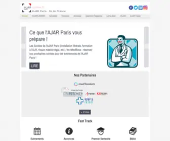 Ajar-Online.fr(AJAR Anesthésie Réanimation) Screenshot