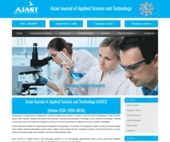 Ajast.net(Asian Journal of Applied Science and Technology) Screenshot