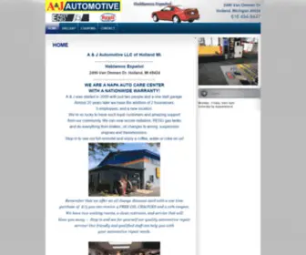 Ajautollc.com(A & J Automotive) Screenshot