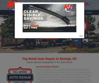 Ajautorepair.com(Auto Repair in Raleigh) Screenshot