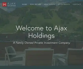 Ajax-Holdings.com(Ajax Holdings) Screenshot