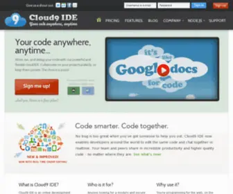 Ajax.org(Cloud9 IDE) Screenshot