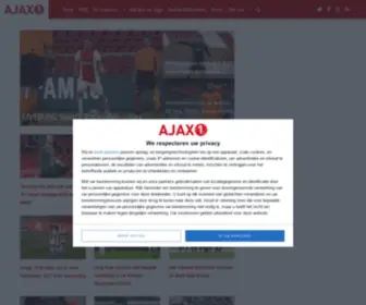 Ajax1.nl(Official Ajax Fansite) Screenshot
