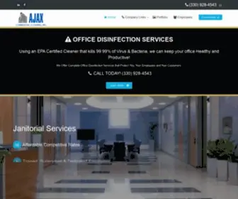 Ajaxcommercialcleaning.com(Janitorial Services) Screenshot