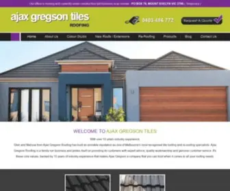 Ajaxgregsontiles.com.au(Boral Tile Roofing and Re) Screenshot