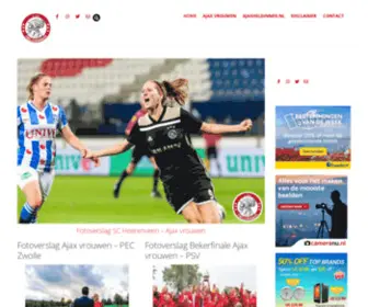 Ajaxheldinnen.nl(Ajax Heldinnen) Screenshot