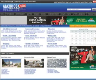 AjaxKiosk.com(Ajax City Guide) Screenshot