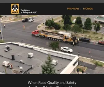 Ajaxpaving.com(AJAX Paving Company) Screenshot