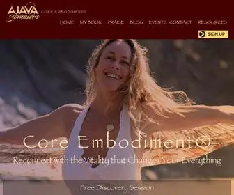 Ajayasommers.com(Ajaya Sommers) Screenshot
