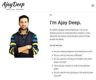 Ajaydeep.com(Ajay Deep) Screenshot