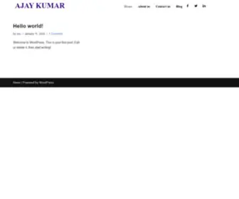 Ajayprajapati.com(My Blog) Screenshot