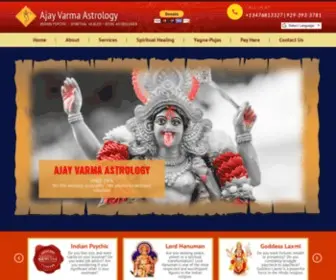 Ajayvarmaastrology.us(Ajay Varma Astrology) Screenshot