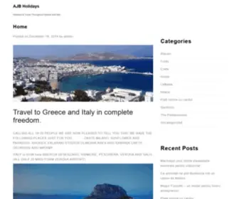 Ajbholidays.co.uk(AJB Holidays) Screenshot