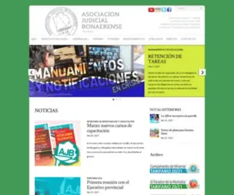 AJB.org.ar(Asociación Judicial Bonaerense) Screenshot