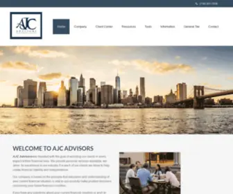 Ajcadvisors.com(AJC Advisors) Screenshot