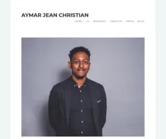 Ajchristian.org(Aymar Jean Christian) Screenshot