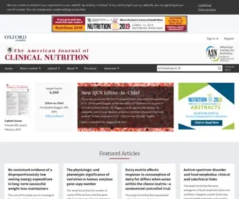 AJCN.org(The American Journal of Clinical Nutrition) Screenshot