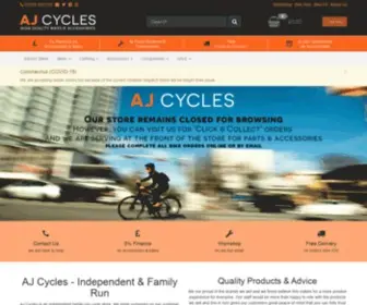 Ajcycles.co.uk(AJ Cycles) Screenshot