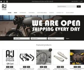 Ajcyclesny.com(A & J Cycles) Screenshot