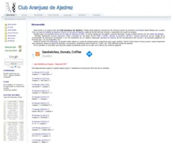 Ajedrezaranjuez.com(Club Aranjuez de Ajedrez) Screenshot