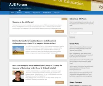 Ajeforum.com(AJE Forum) Screenshot