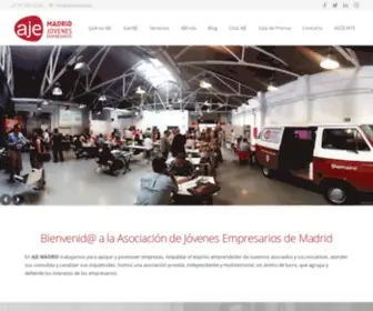 Ajemadrid.es(Asociación de Jóvenes Empresarios de Madrid) Screenshot