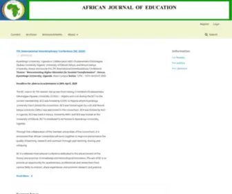 Ajest.info(African Journal of Education) Screenshot