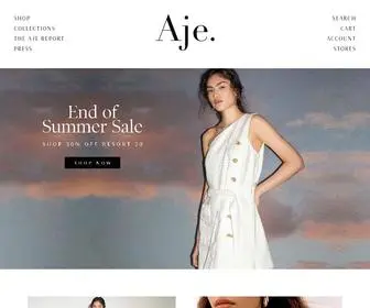 Ajeworld.com(Designer Womens Clothing) Screenshot