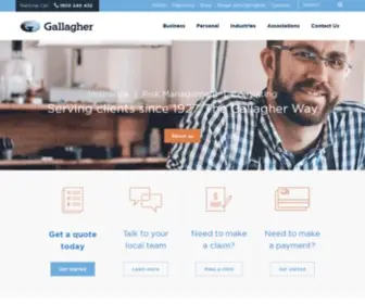 AJG.com.au(Gallagher) Screenshot