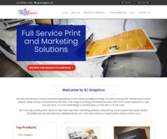 Ajgraphics.biz(AJ Graphics) Screenshot