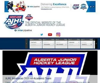 AJHL.ca(AJHL) Screenshot