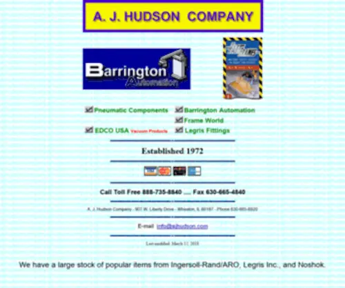 Ajhudson.com("valves) Screenshot