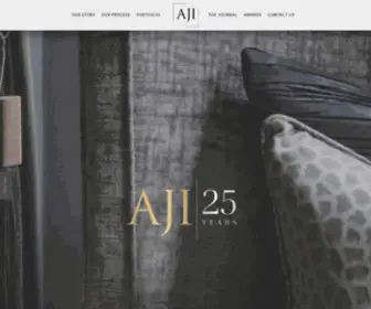 Aji.co.uk(Award Winning Interior Design for London) Screenshot