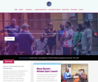 Ajifsportcouncil.com.ng(Ajif Sport Council) Screenshot