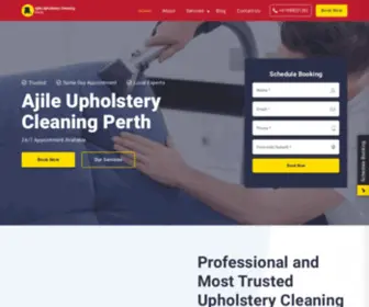 Ajileupholsterycleaningperth.com.au(Upholstery Cleaning Perth) Screenshot