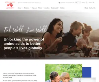 Ajinomoto-USA.com(Ajinomoto Health &amp; Nutrition North America) Screenshot