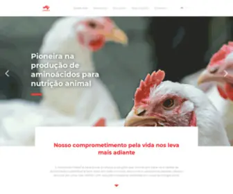 Ajinomotoanimalnutrition.com.br(Ajinomoto Animal Nutrition) Screenshot