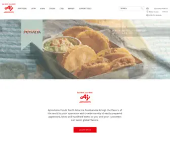Ajinomotofoodservice.com(Ajinomoto Foods North America) Screenshot