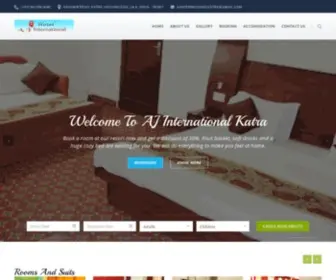 Ajinternationalkatra.com(Hotels in Vaishno Devi Jammu) Screenshot