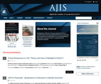 Ajis.org(American Journal of Islam and Society) Screenshot