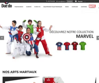 Ajisport.fr(Daedo.fr le spécialiste des arts martiaux et sports de combat) Screenshot